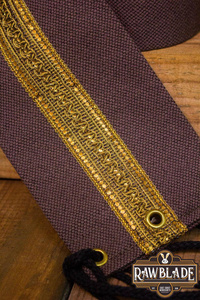 Jeanne fabric belt - Brown