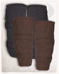 Arthur Padded Bracers - Black