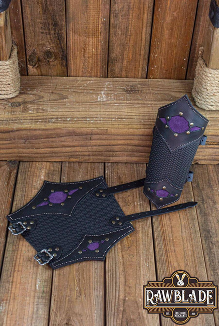 Beljant Bracer - Black and Ultraviolet