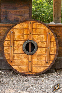 Thegn Shield - Blue/White - ø80 cm