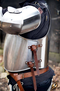 Soldiers Torso - Polished Steel