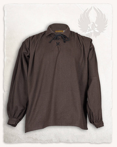 Jonathan Shirt - Brown - koszula bawełniana