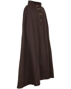 Ceres Cloak Canvas - Black - bawełniany płaszcz