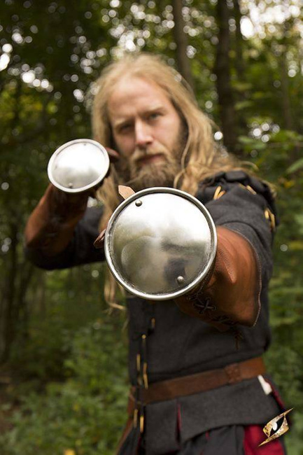 Rondel Hand Protection - Polished Steel