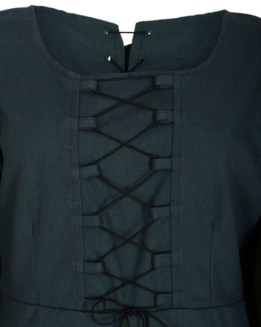 Loreley Dress - Green - suknia bawełniana