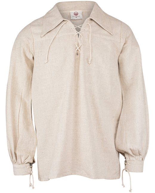 Sawyer shirt linen - Cream - koszula bawełniana