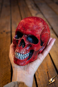 Medium Skull - Foam - Red - 15 cm