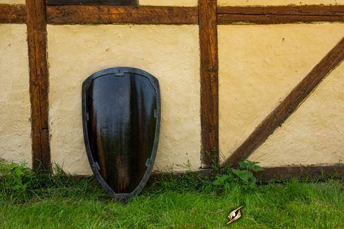Black Knight Shield - 90x60 cm