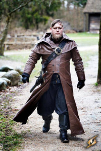 Coat Hellsing - Leather - Brown