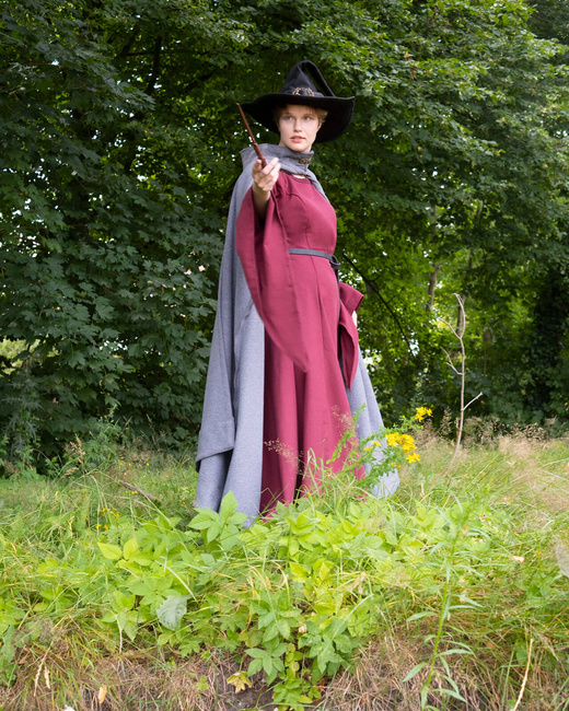 Ceres Cloak Wool - Grey - płaszcz wełniany