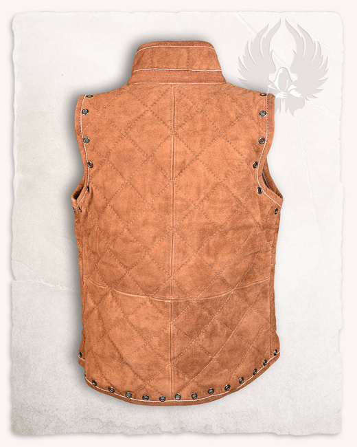 Arthur Gambeson Vest Suede light brown - kamizelka zamszowa
