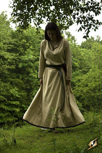 Basic Dress - Beige / Brown