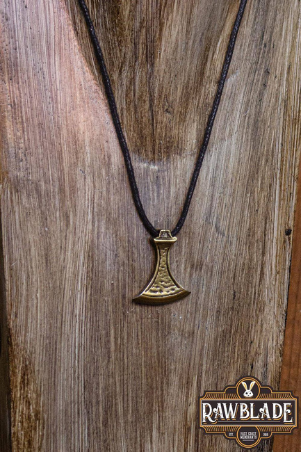 Viking Axe Pendant - Gold