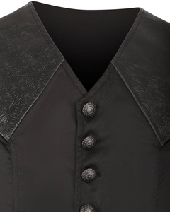 Darovin Vest - Black - twillowa kamizelka