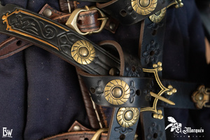 Knight Scabbard - pas z pochwą na miecz