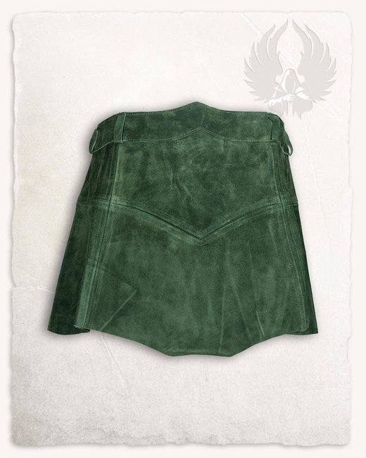 Nuala Skirt Suede Green - zamszowa spódnica