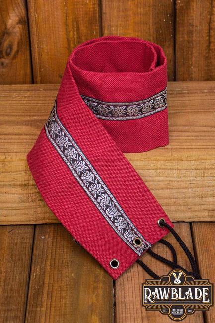 Jeanne fabric belt - Red