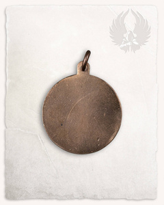 Yrsa Pendant with Runes - Bronze