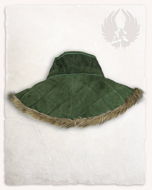 Nimue Lined Collar Suede - Green