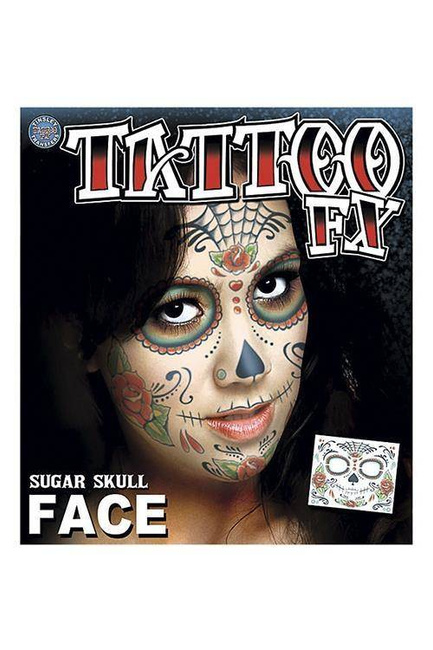 Sugar Skull Tattoo - tatuaż tymczasowy