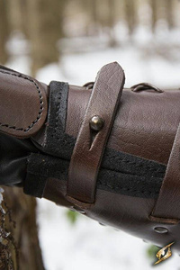 Leather Gauntlet right hand - Brown