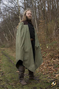 Cape Edrahil - Dark Brown / Dryad Green