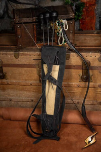 Imperial Quiver - Suede - Black- Kołczan do strzał larpowych