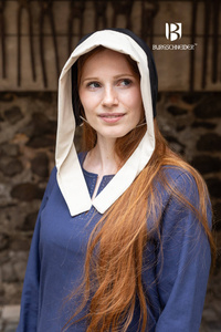 Bonnet Dagmar - Black / Natural - czepek