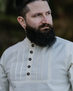 Lucious - Cream - koszula bawełniana