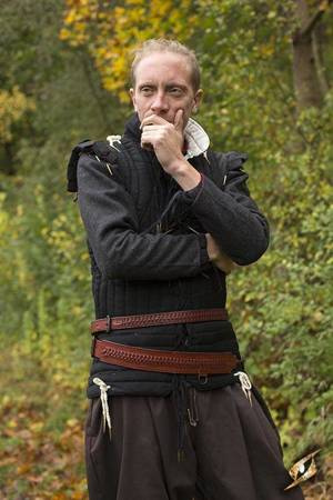 Sword Belt Laced - Dark Red