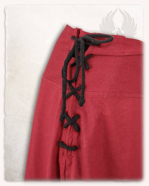 Nelly Skirt Light Cotton - Bordeaux - spódnica bawełniana