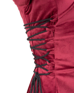 Antaris Dress Velvet - Bordeaux- aksamitna suknia 