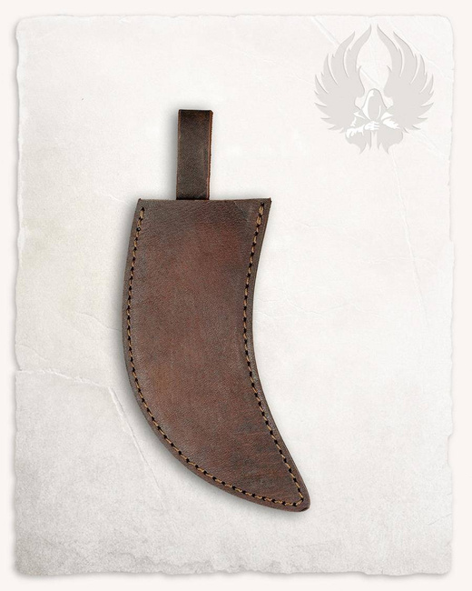 Anselm Herb Knife Leather Sheath Brown - skórzana pochwa na nóż