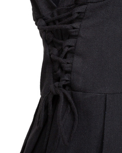 Galatea Tunic Canvas - Black - tunika bawełniana