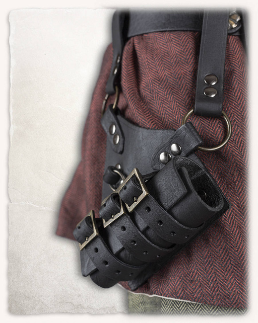 Geralt Sword Holder Diagonal - Right -hand - Black