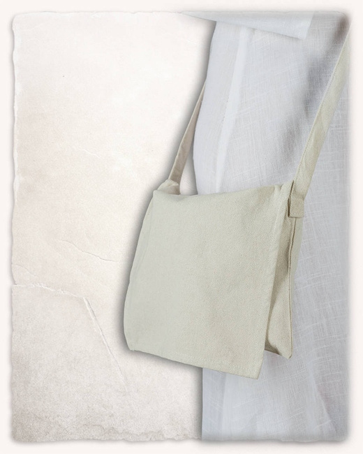 Jonas Shoulder Bag cream -  płócienna torba na ramię