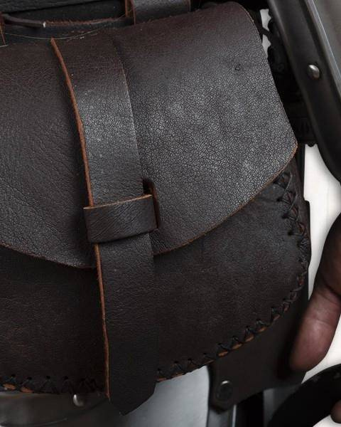 Louis Belt Bag Large Brown - skórzana kaletka