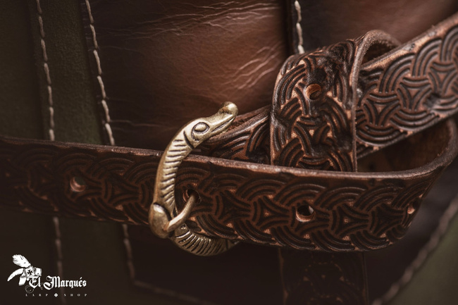 Mercenary Belt - Brown - skórzany pas