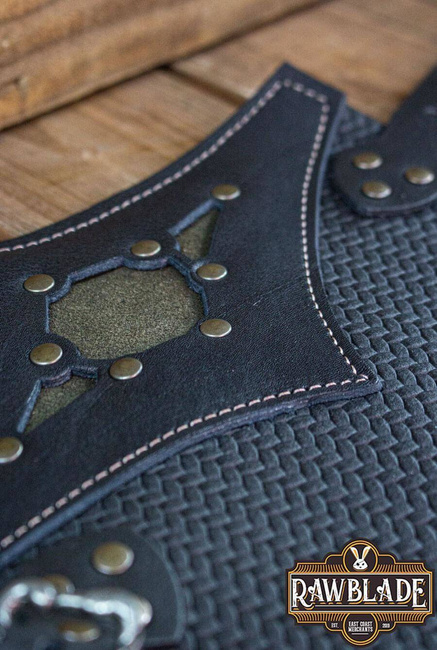 Beljant Bracer - Black and Dark Green