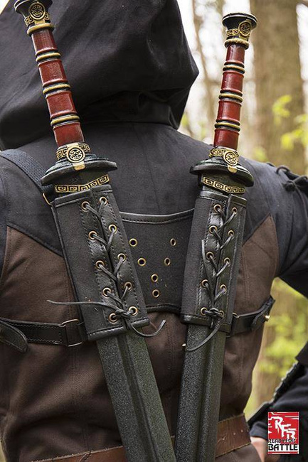 RFB Double Sword Harness Brown/Black