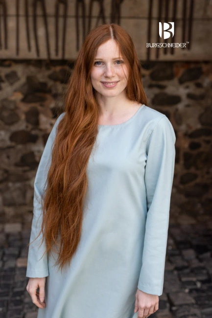 Underdress Freya - Ice Blue - bawełniana suknia spodnia