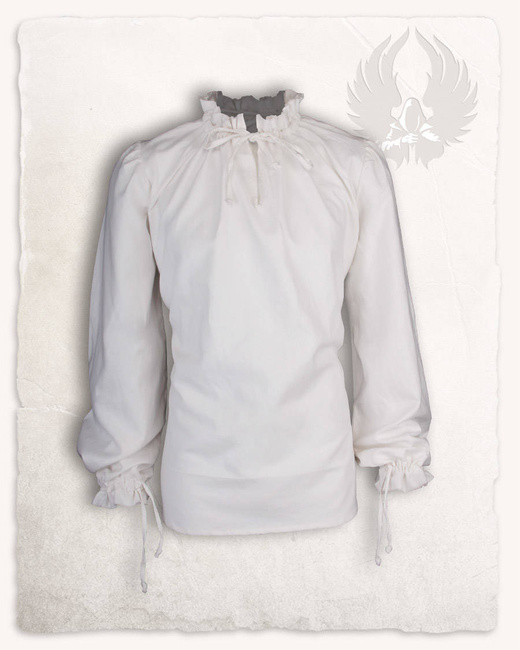 Bastian Shirt Cotton Cream - koszula średniowieczna
