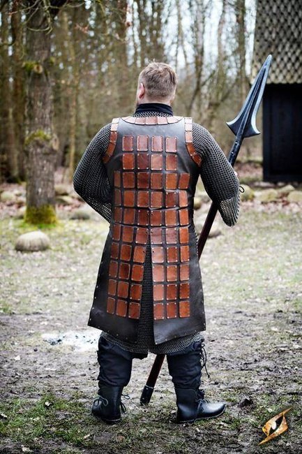 Leather Brigandine - Brown