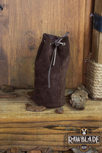 Adventurer Tube Pouch - Brown - zamszowa sakiewka