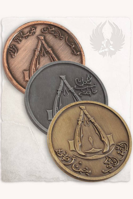 Złota moneta orientu