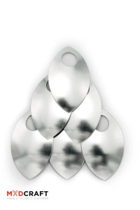 Aluminium Scales - Silver Shiny - aluminiowe łuski