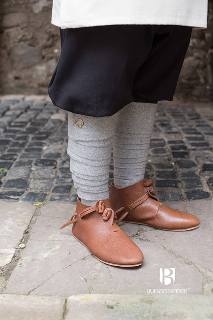 Wool Winingas Aki - Grey - owijacze na nogawki z filcowanej wełny