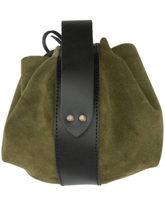 Celira belt bag - Green - skórzana kaletka