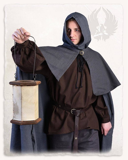 Bron Hood Canvas Brown - kaptur średniowieczny