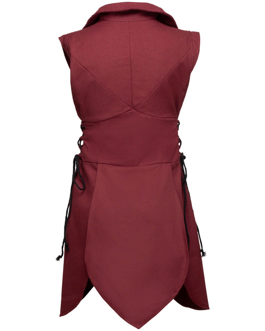 Galatea Tunic Canvas - Bordeaux - tunika bawełniana